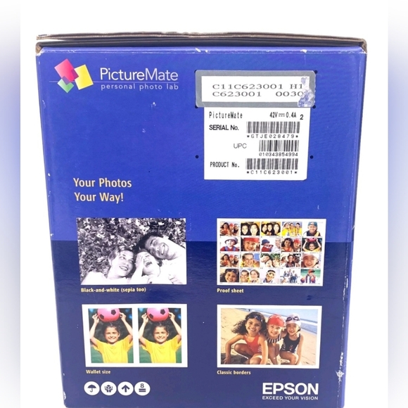 Epson PictureMate B271A Photo Printer Express Edition NEW Open Box Unused - Picture 11 of 16
